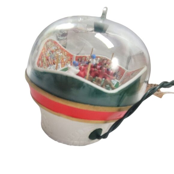 Hallmark Ken Crow 1991 Keepsake Ornament "Arctic Dome" Christmas Football In Box - Picture 9 of 16